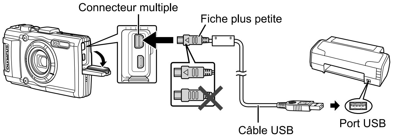 OLYMPUS TG-3 - Connexion de l'appareil photo - 1