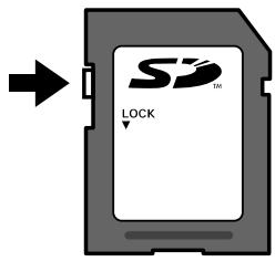 OLYMPUS TG-3 - Commutateur de protection d'écriture de carte SD/SDHC/SDXC - 1