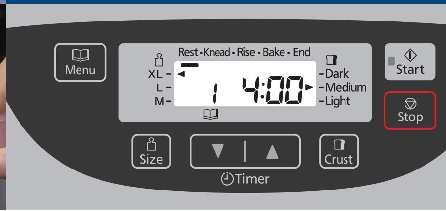 PANASONIC SD-ZB2512KKE - Placez la levure en poudre dans le distributeur de levure - 3