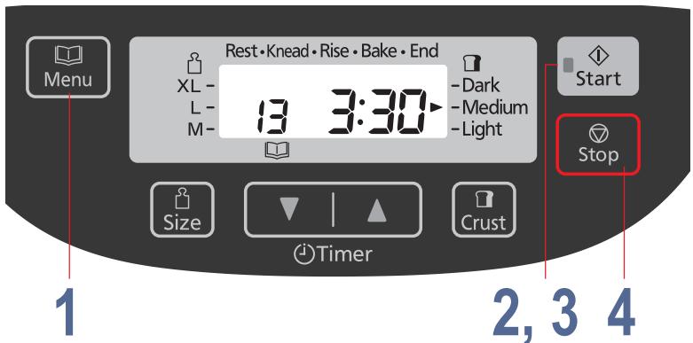 PANASONIC SD-ZB2512KKE - Cuisson de brioche - 1