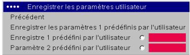 INFOCUS IN 81 NOIR - Paramètres Prédéfinis - 1