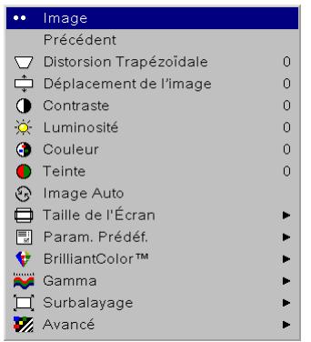 INFOCUS IN 81 NOIR - Utiliser les menus - 3