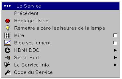 INFOCUS IN 81 NOIR - Menu Paramètres - 9