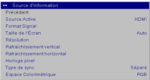INFOCUS IN 81 NOIR - Utiliser les menus - 5