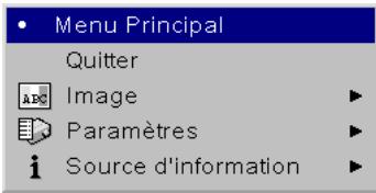 INFOCUS IN 81 NOIR - Utiliser les menus - 1
