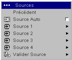 INFOCUS IN 81 NOIR - Menu Paramètres - 2