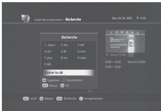 VISIOSAT TNT 5050 TNTSAT - Fonction de recherche des informations de programmation - 3