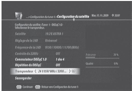 VISIOSAT TNT 5050 TNTSAT - Channel Scan - 1
