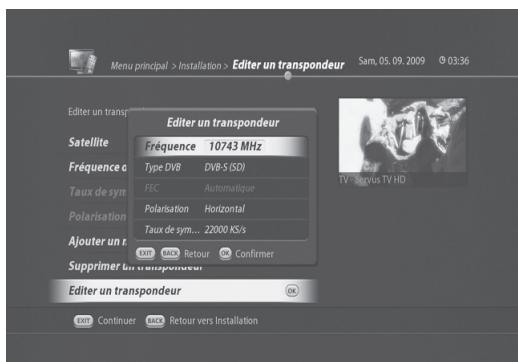 VISIOSAT TNT 5050 TNTSAT - Modification du transpondeur - 1