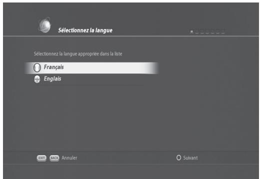 VISIOSAT TNT 5050 TNTSAT - Sélectionnez la langue - 1