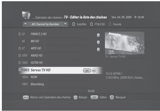 VISIOSAT TNT 5050 TNTSAT - List des chaînes - 1