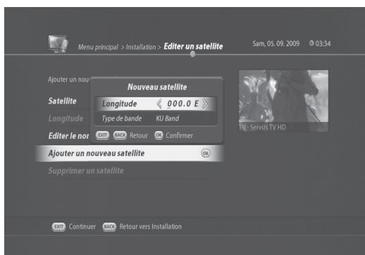 VISIOSAT TNT 5050 TNTSAT - Ajout de nouveaux satellites - 2