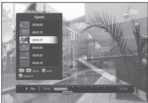 VISIOSAT TNT 5050 TNTSAT - Lecture de favors - Fonction d'auto-chapitrage - 3