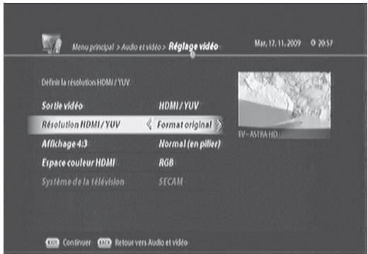VISIOSAT TNT 5050 TNTSAT - Préférences - 1