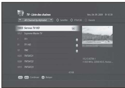 VISIOSAT TNT 5050 TNTSAT - List des chaînes - 2