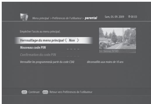 VISIOSAT TNT 5050 TNTSAT - Preférences - 1