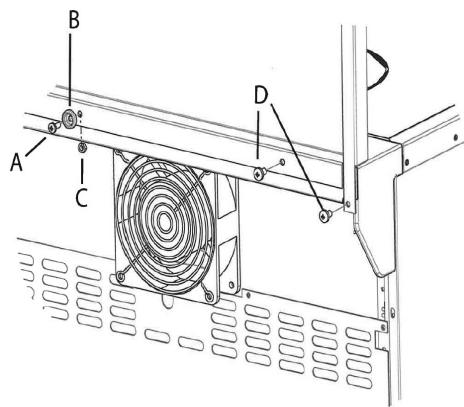 STOVES GOURMET 9ODFTBLK - Installer le porteserviettes (si applicable) - 2