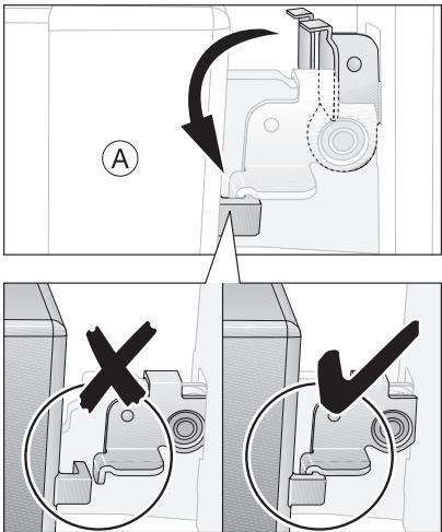 ARTHUR MARTIN FE 3414 NG - Accrochage de la portedu four - 3