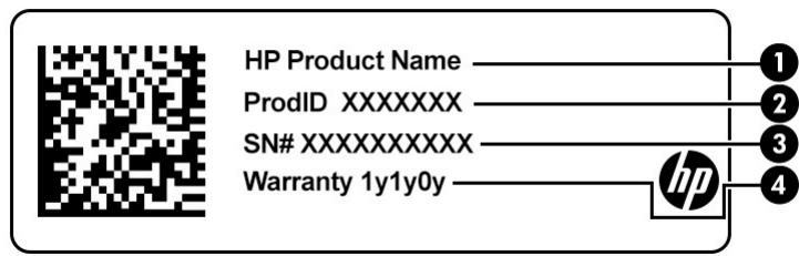HP 15-DW1023NF - Étiquettes - 3