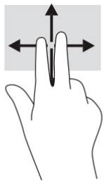 HP 15-DW1023NF - Glissement à deux doigts (pavé tactile et pavé tactile de précision) - 1