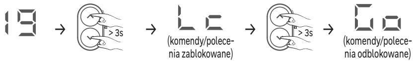 EQUATION Kaltar 500W - Blokowanie/odblokowanie komend/polecen - 1