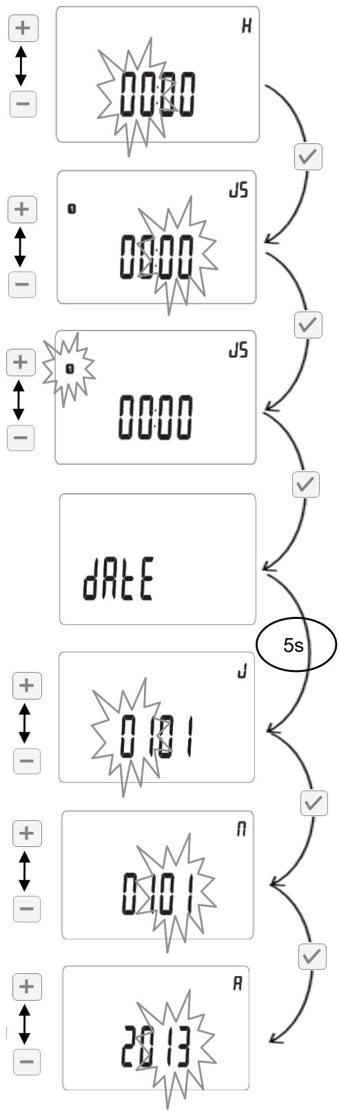 EQUATION Virtuoso 2 - Réglage de l'heure: - 1
