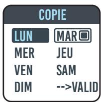 EQUATION W Luz plinthe - MODIFIER L'HORAIRE CONFIGURE POUR LES TRANCHES DE CONFORT - 7