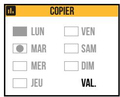 EQUATION Duomo - MODIFIER L'HORAIRE CONFIGURE POUR LES TRANCHES DE CONFORT - 10