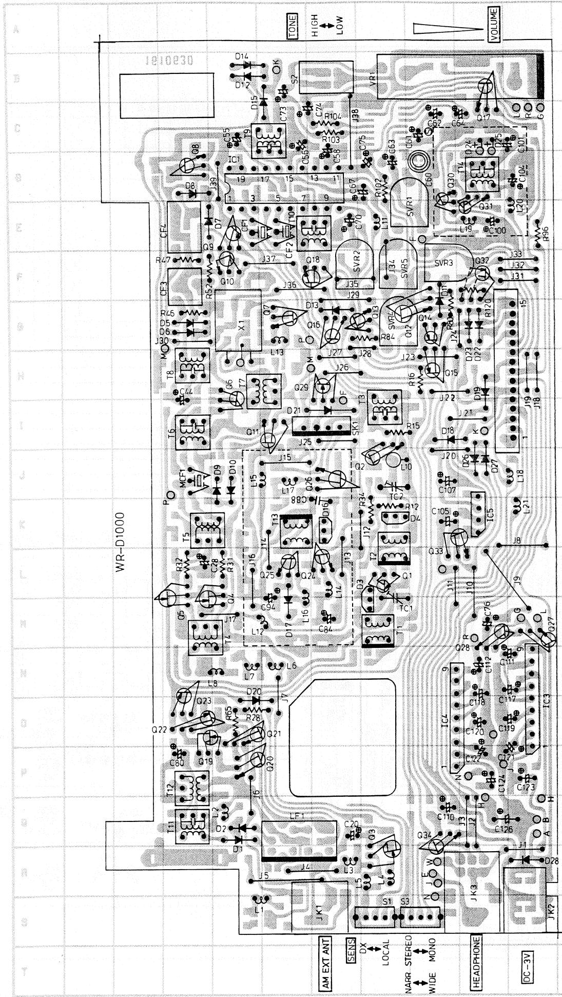 AIWA Aiwa wr-d1000 - TRANSISTORS - 14