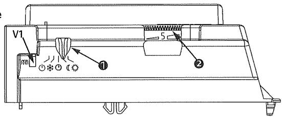 ATLANTIC rsghep8 - 1) Description du panneau de commande - 1