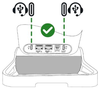 ALCATEL-LUCENT ALE-300 - Installer un accessoire USB (Casque, Mains libres, Haut-parleur) - 2