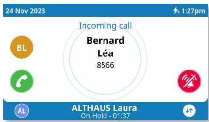 ALCATEL-LUCENT ALE-300 - Recevoir un deuxième appel - 11