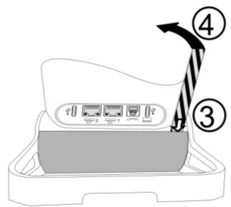 ALCATEL-LUCENT ALE-300 - Retirer ou installer le kit de personnelisation - 6