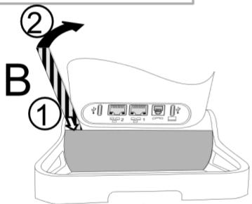 ALCATEL-LUCENT ALE-300 - Retirer ou installer le kit de personnelisation - 5