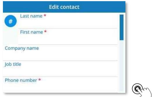 ALCATEL-LUCENT ALE-300 - Créer un contact - 5