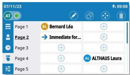 ALCATEL-LUCENT ALE-300 - Ouvrir le menu local de l'utilisateur : Touches. - 1