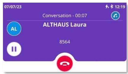 ALCATEL-LUCENT ALE-300 - Mettre un appel en attente/reprene du appel en attente - 6