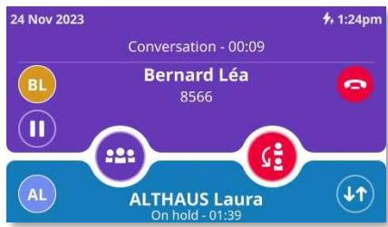 ALCATEL-LUCENT ALE-300 - Basculer entre deux appeals - 2