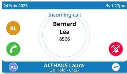 ALCATEL-LUCENT ALE-400 - Recevoir un deuxième appel - 11