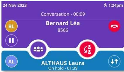 ALCATEL-LUCENT ALE-400 - Basculer entre deux appeals - 2