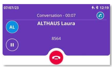 ALCATEL-LUCENT ALE-400 - Mettre un appel en attente/reprene du appel en attente - 5