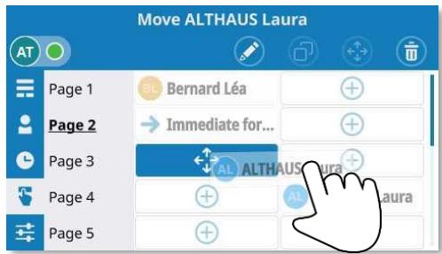 ALCATEL-LUCENT ALE-500 - Si vous utilisez un téléphone de bureau avec écran tactile, vous pouvez également utiliser la méthode suivante (ALE-500/ALE-400). - 1