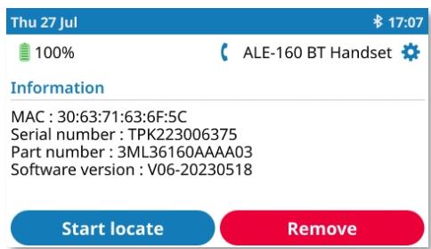 ALCATEL-LUCENT ALE-500 - Retirer le combiné - 5