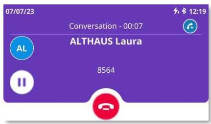 ALCATEL-LUCENT ALE-500 - Mettre un appel en attente/reprene du appel en attente - 6