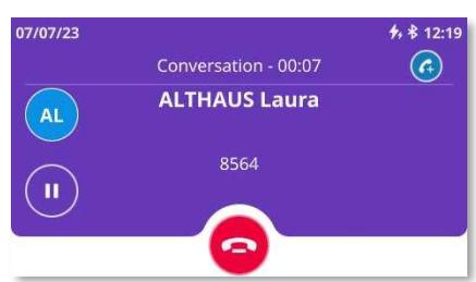 ALCATEL-LUCENT ALE-500 - Mettre un appel en attente/reprene du appel en attente - 5