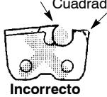 MCCULLOCH CS 420T Tronçonneuse - PARA AFILAR LA CADENA: - 9