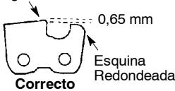 MCCULLOCH CS 420T Tronçonneuse - PARA AFILAR LA CADENA: - 8