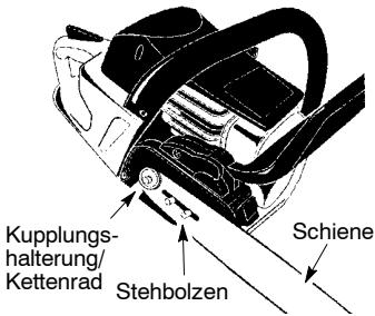 MCCULLOCH CS 420T Tronçonneuse - SCHWERT UND KETTE MONTIEREN (wenn nicht schon montiert) - 3