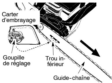 MCCULLOCH CS 420T Tronçonneuse - ATTACHER LA BARRE ET LA CHAINE (si elles ne sont pas déjà attachées) - 7