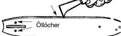 MCCULLOCH CS 420T Tronçonneuse - WARTUNG DES SCHWERTS - 1